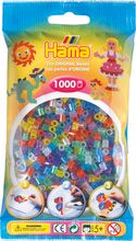Hama Бусинки для термомозаики MIDI микс прозрачные с блёстками, 1000 шт. (207-54)