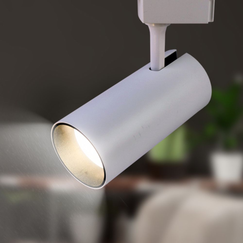 Трековый светильник однофазный ЭРА TR5-3040 WH светодиодный 30Вт 4000К белый