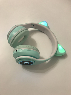 Беспроводные наушники P39M с ушами кошки