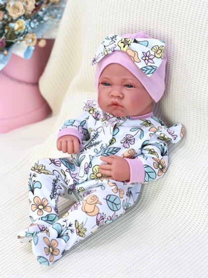 Комбинезон с шапочкой для кукол 40-45 см (кукла в комплект не входит)