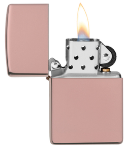 Зажигалка розовое золото High Polish Rose Gold ZIPPO 49190