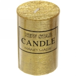 Свеча «New Star» 5*7,5см цвет золото ZD-072