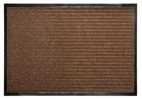 Коврик влаговпитывающий ребро 3:2 коричневый 120х180 см