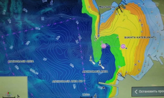 Карта глубин Garmin hxeu068R BlueChart G3 Белое море, Баренцево море