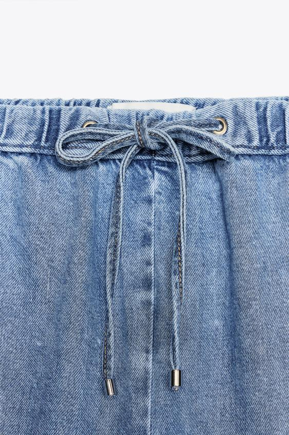 ZARA ДЖИНСЫ-ДЖОГГЕРЫ Z1975 WIDE-LEG, ВЫЦВЕТШИЙ СИНИЙ