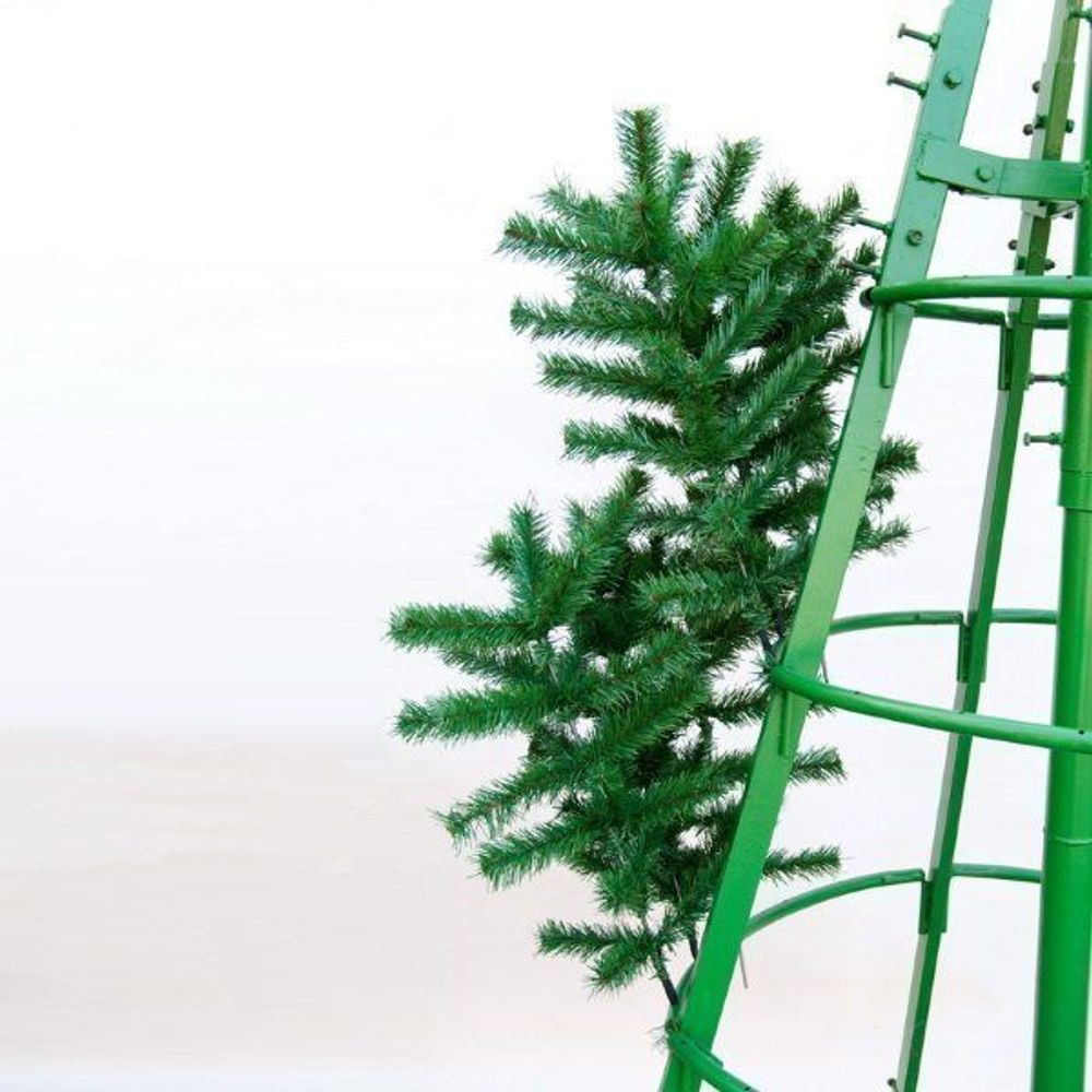 Уличная елка каркасная «Евро-2 белая» (белая пвх) 6 м