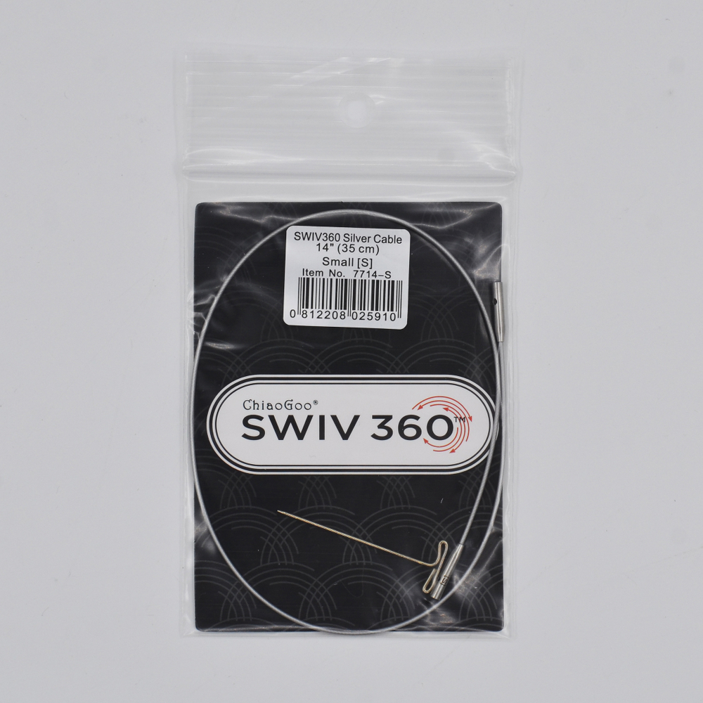 Лески SWIV360 small(S) от ChiaoGoo, 13 см. - 125 см., silver cable