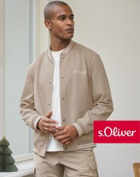 Мягкая куртка бомбер с вышивкой s.Oliver