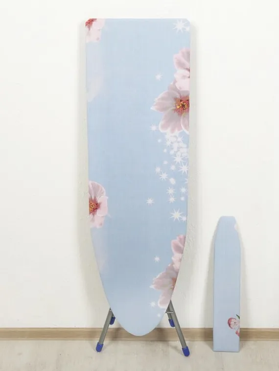 Доска гладильная Nika «Белль-Юниор 3», 112×34,5 см, два положения высоты 70, 80 см, МИКС