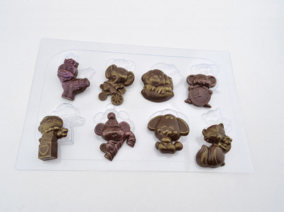 Форма для шоколада "Зверята"