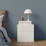 Комод 40х38х44, Оланд, с ящиками, для вещей и одежды, тумба прикроватная, белый, Dipriz