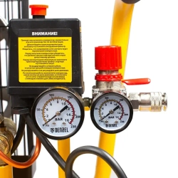 DENZEL BCI2300/50 компрессор воздушный 2.3 квт, ременный привод, 50 литров, 400 л/мин 58113