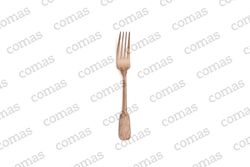 Вилка десертная, медная