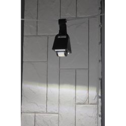 Светильник уличный ЭРА ERAFS024-05 подвесной с датчиком движения на солнечной батарее 16LED 50lm