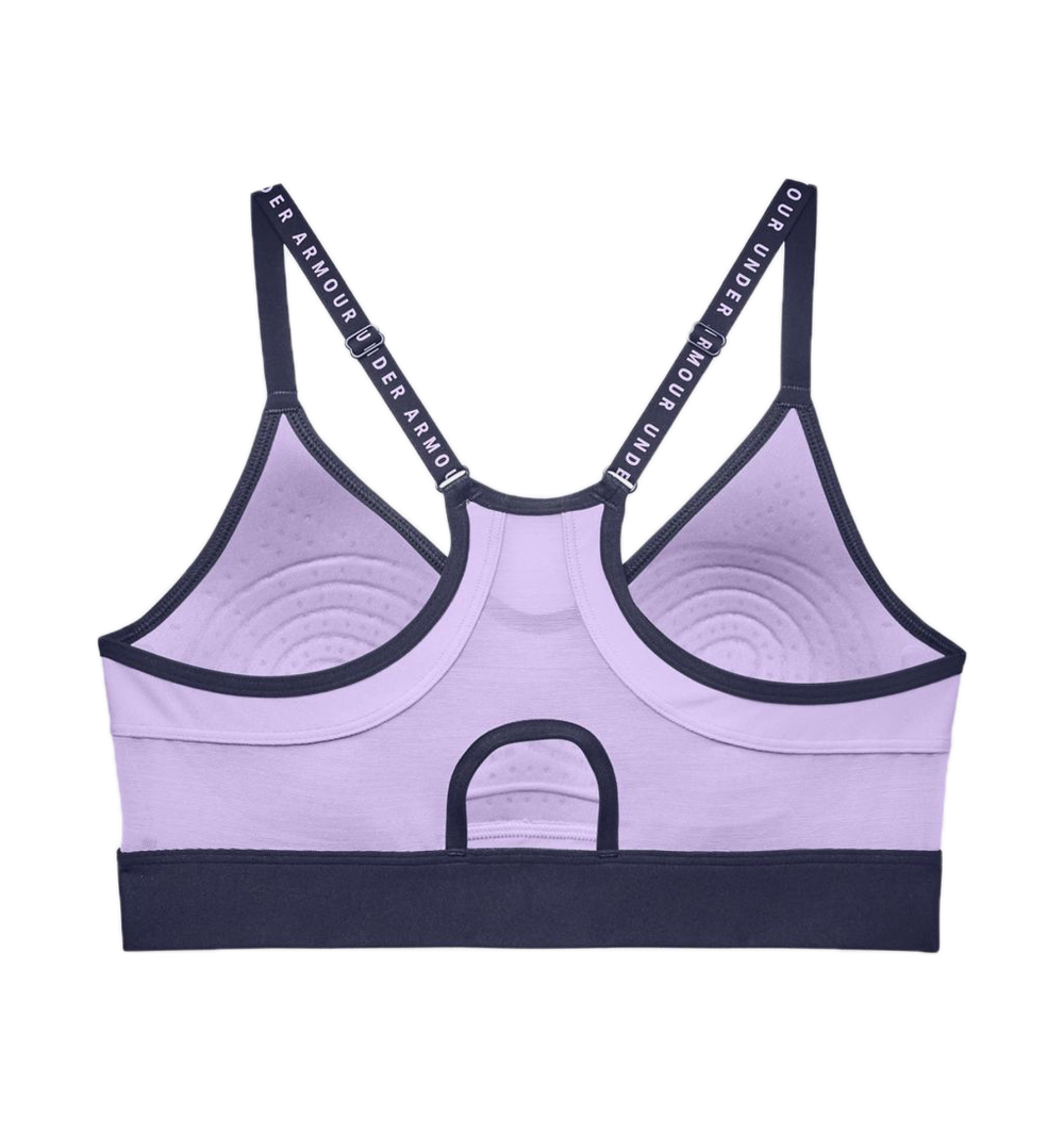 Теннисный бюстгальтер Under Armour Infinity Low Covered Sports Bra - purple tint/midnight navy
