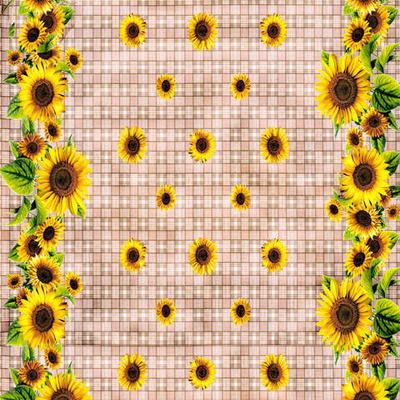 Клеенка столовая на ткани 25м Этюд 125см 103/2