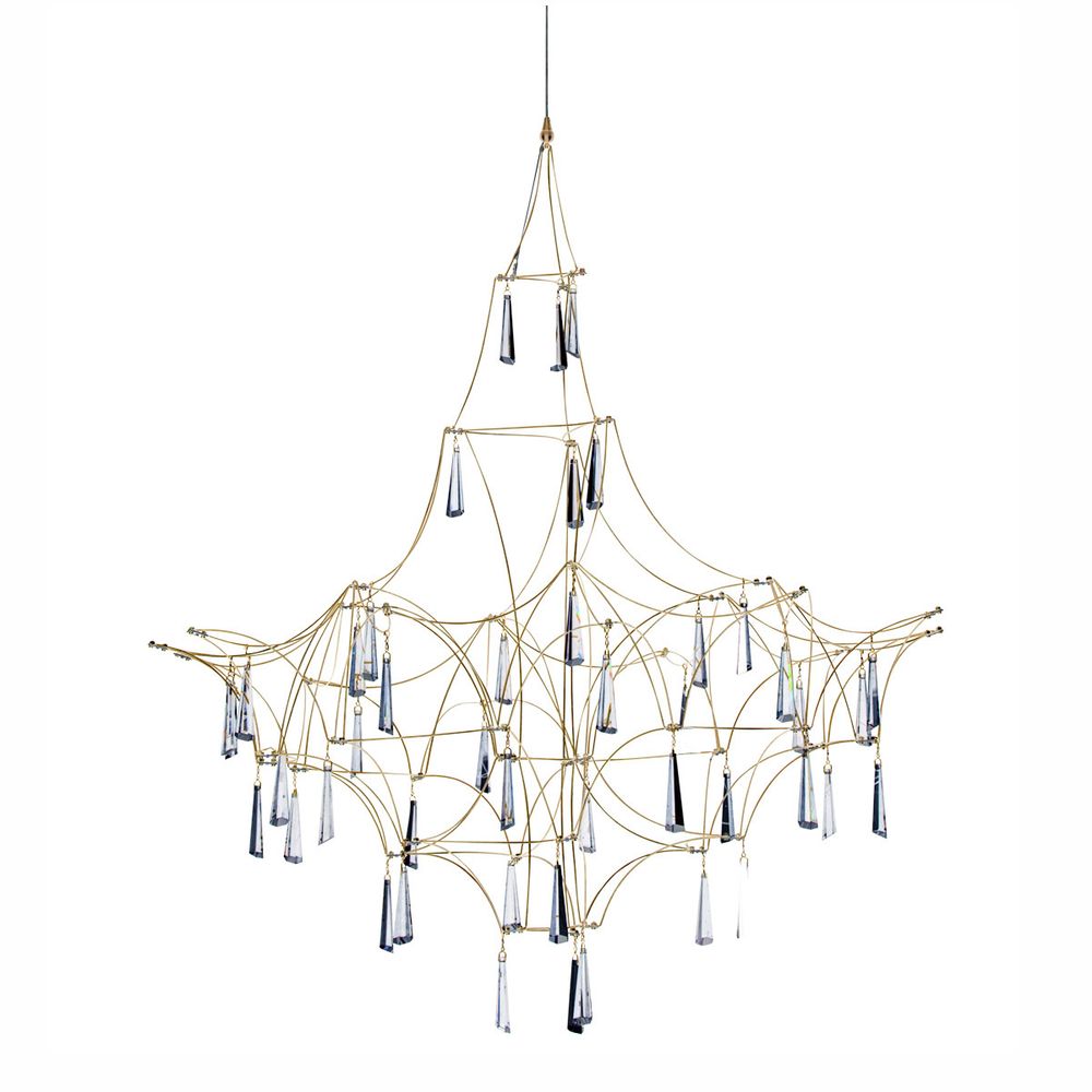 Люстра Lucciola 1E matt gold