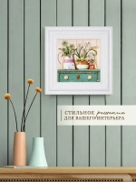 Картина интерьерная настенная на холсте 30х30 см