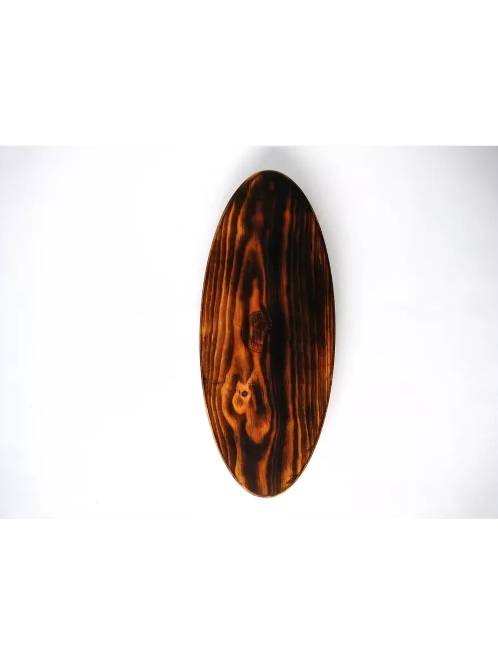 Поднос деревянный овальный