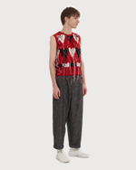 CHARLES JEFFREY LOVERBOY ЖИЛЕТ GUDDLE VEST КРАСНЫЙ