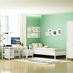 Кровать 90х200 Мадейра из массива сосны с основанием