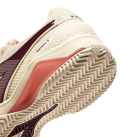 Женские теннисные кроссовки Diadora Blushield Torneo 3 Clay - whisper wh/maroon ban/des