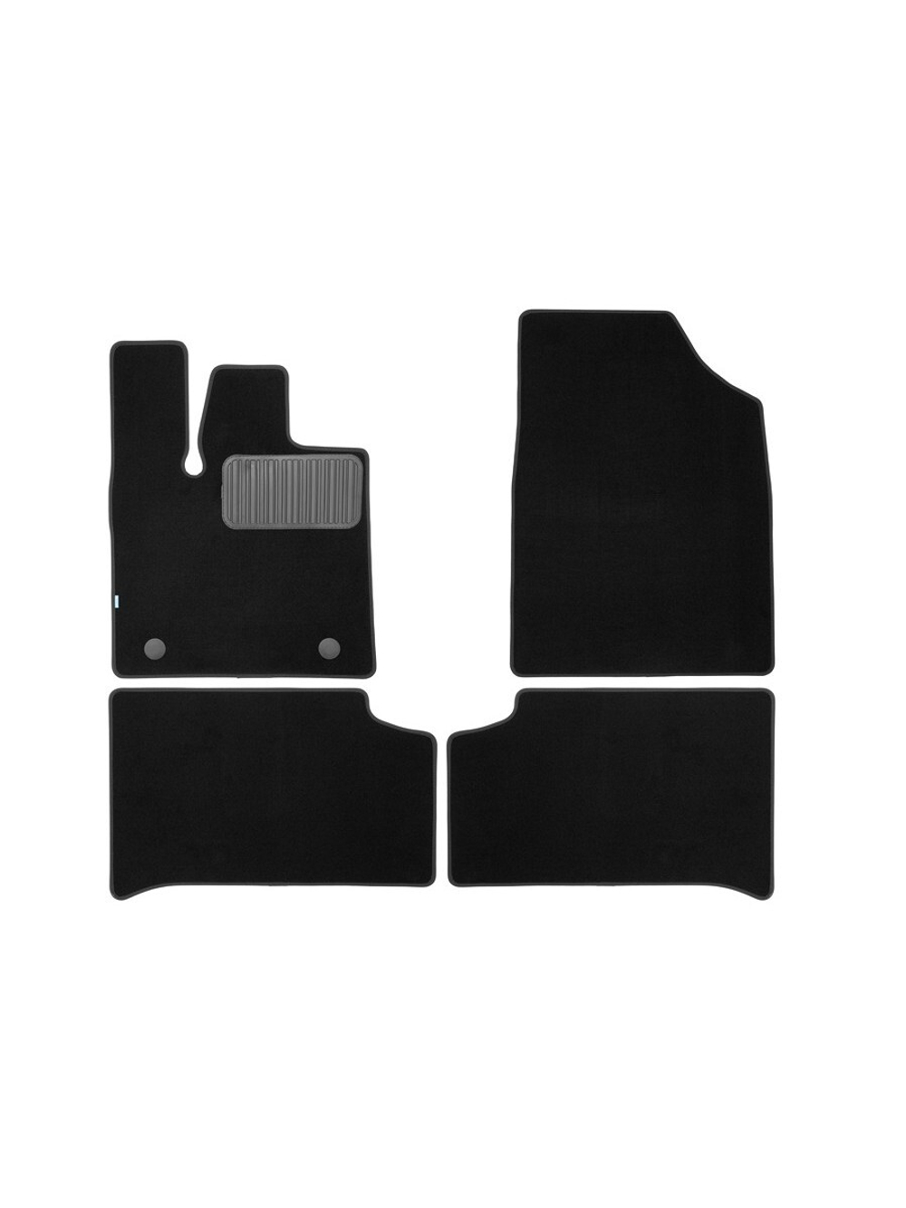 Коврики в салон для CHANGAN UNI-K 2022- кроссовер, 4шт (текстиль) KLEVER0509200322110KH