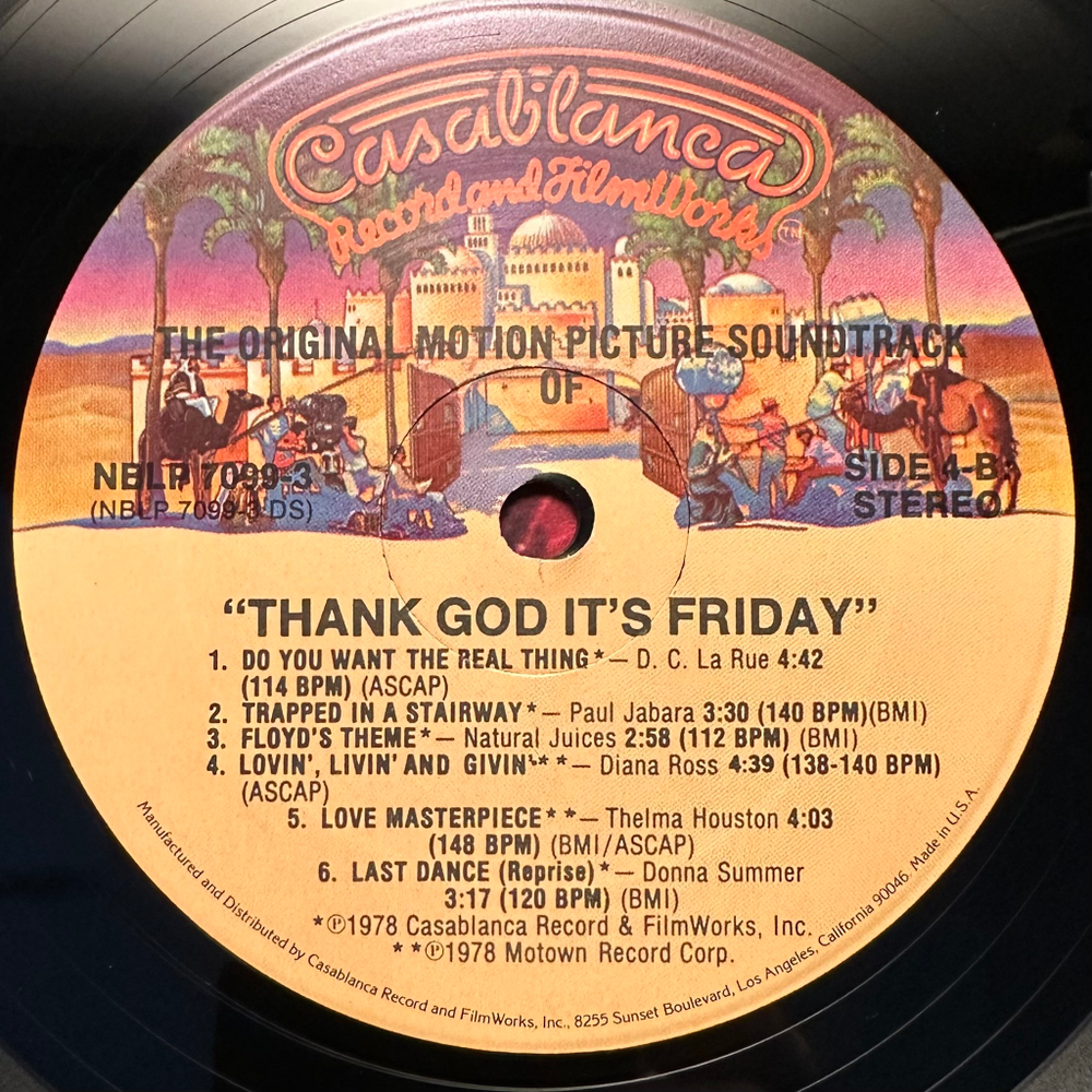 Сборник Thank God It's Friday 2LP+Single (США 1978г.)