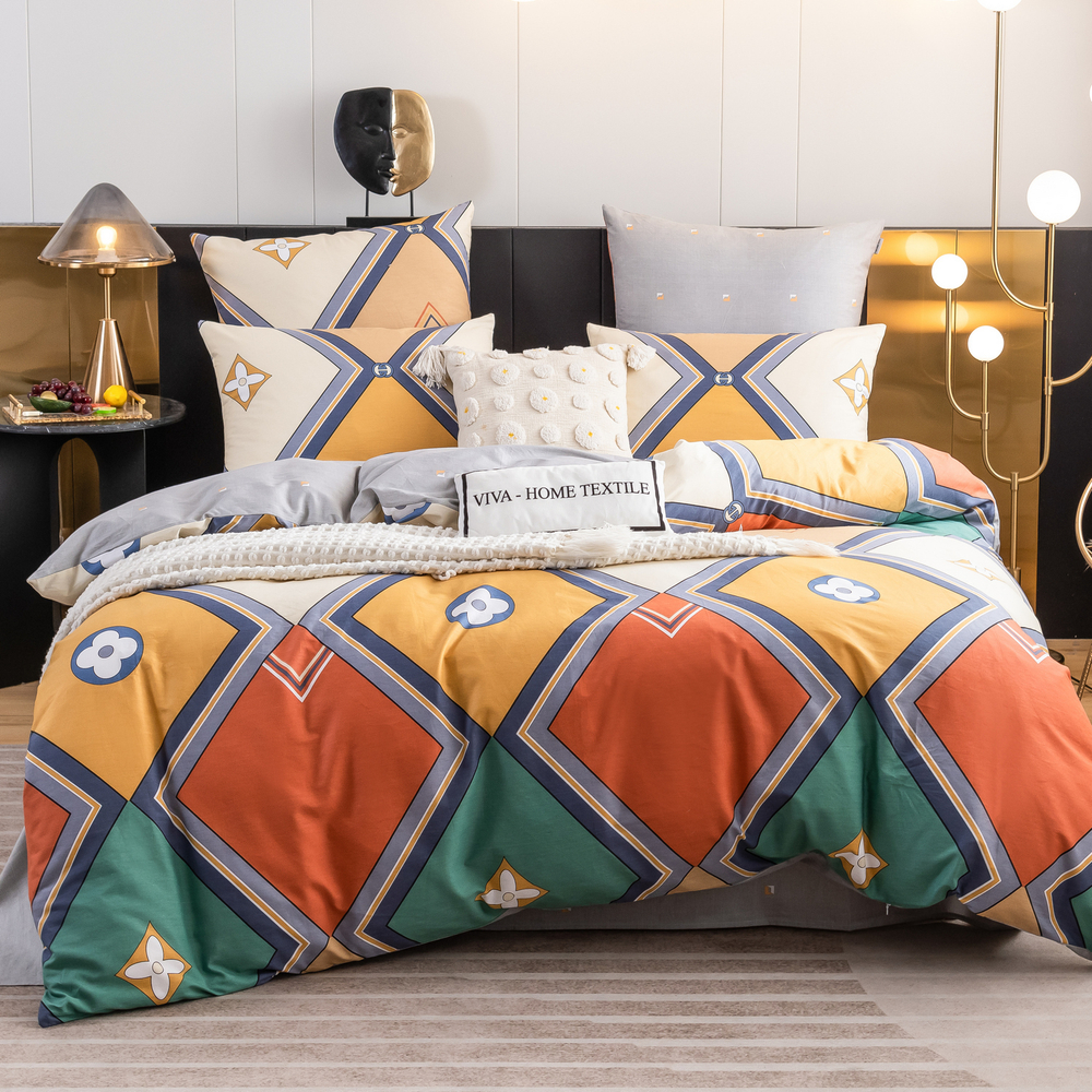 Комплект постельного белья Люкс Сатин 100% хлопок A283