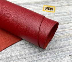 Luxury Tannery Red Fiesta (1,3-1,5 мм), цв. Красный, натуральная кожа