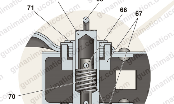 Плакат "Автомат 7,62 мм АКМС"