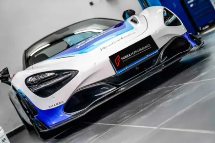 Карбоновая губа переднего бампера для McLaren 720S 2017-2023 МакЛарен тюнинг