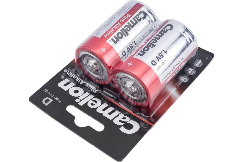 Батарейка LR 20-BP2 Camelion Plus Alcaline (2шт)