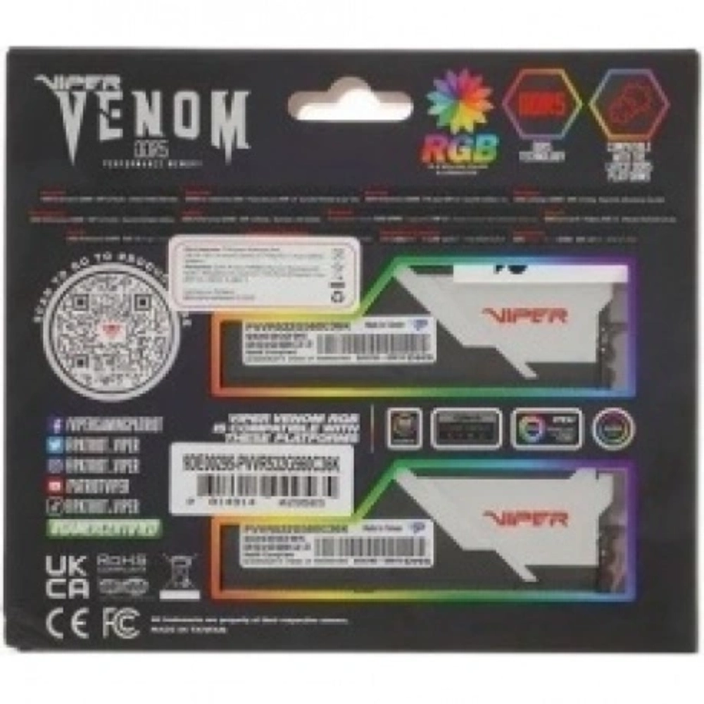 Оперативная память Patriot DIMM 32GB DDR5-5600 (PVVR532G560C36K)
