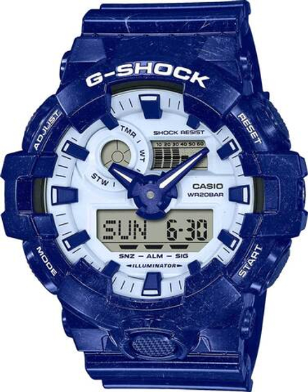 Мужские наручные часы Casio G-Shock GA-700BWP-2A лимитированные