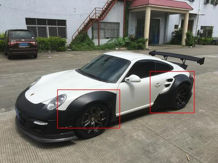 Широкие расширители арок для PORSCHE 911 997 TURBO S 2004–2013