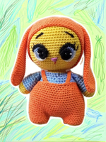 Мягкая игрушка Зайка Амигуруми