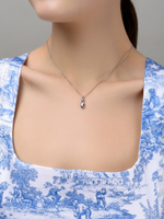 Колье "Simple words I" Silver
