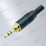 Mini Jack 3,5 mm с наружной резьбой (Черный)