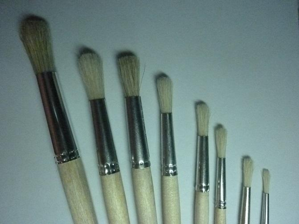 Кисть щетина №3 круглая (Нил)