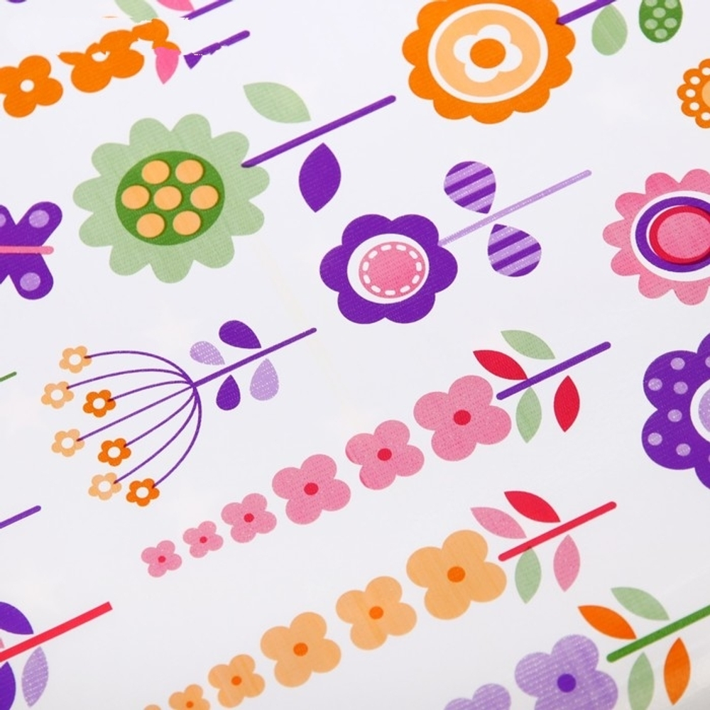 1498064 Клеёнка с ПВХ-покрытием «Цветы», 100х140 см