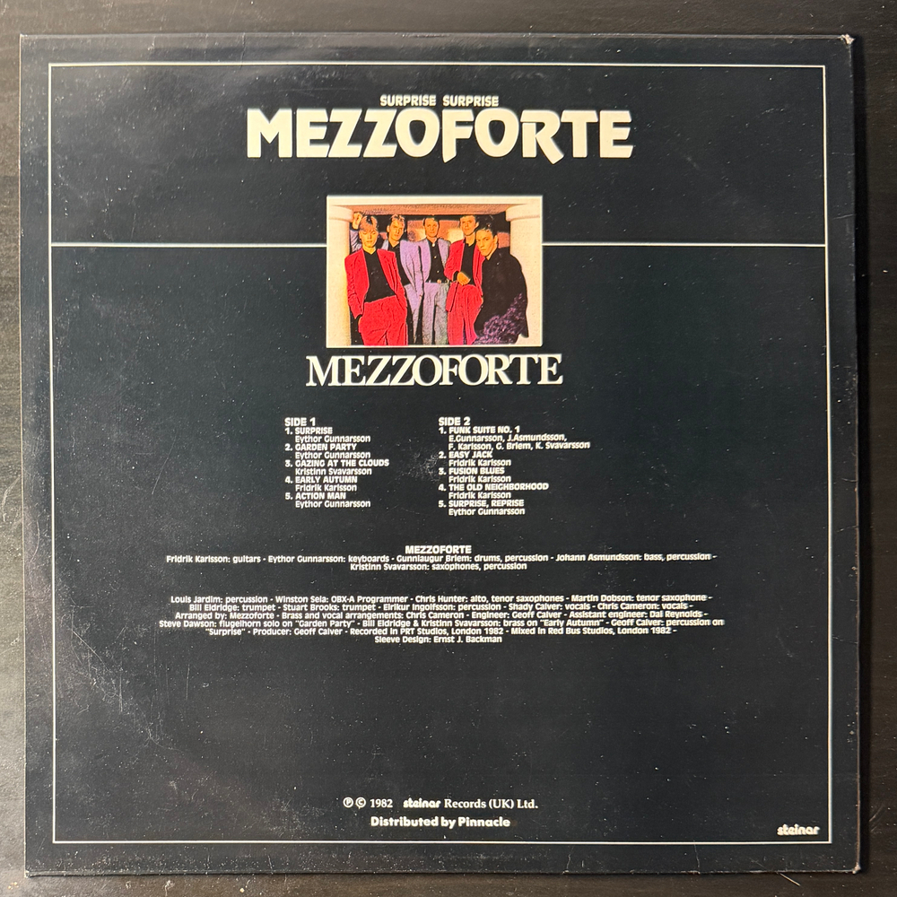 Mezzoforte ‎– Surprise Surprise (Англия 1982г.)