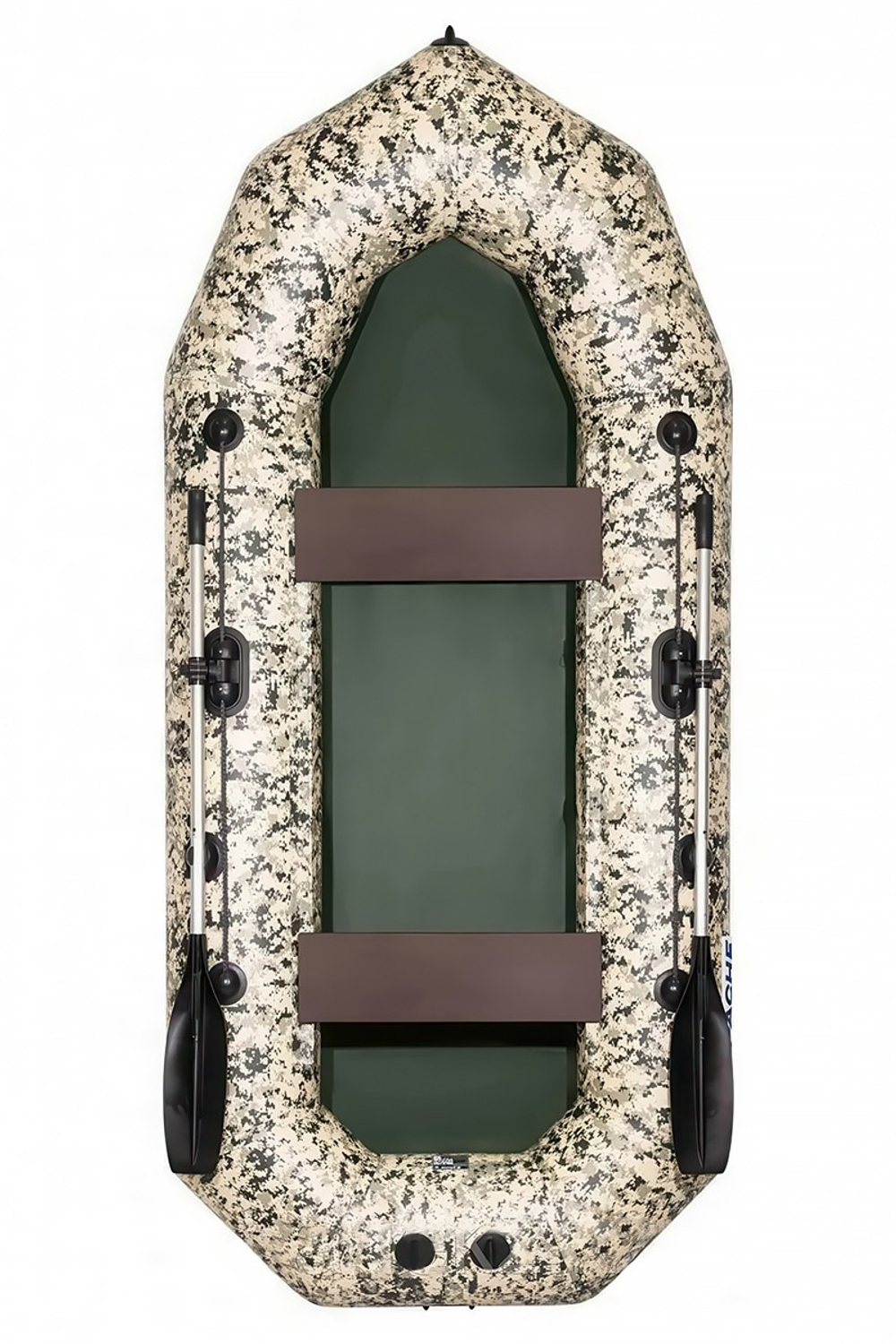 Apache (Апаче) 280, камуфляж пиксель зеленый(лодка ПВХ)