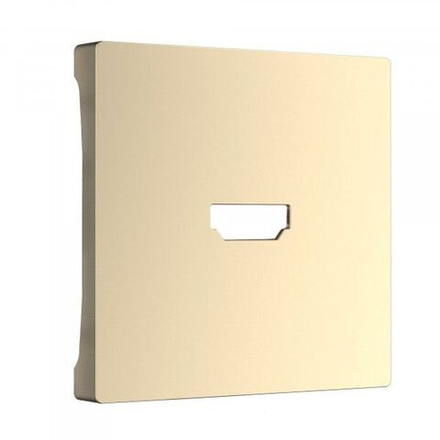 Накладка для розетки HDMI (шампань рифленый)