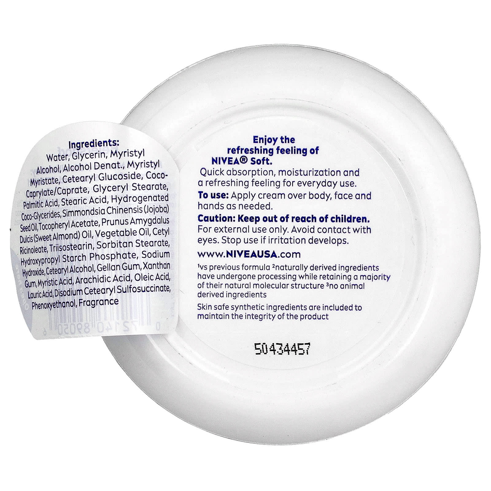 Nivea, Мягкий, освежающий мягкий увлажняющий крем, 192 г (6,8 унции)
