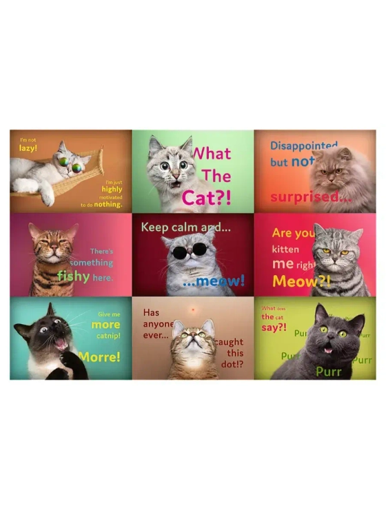 Пазлы для детей и взрослого 1500 элементов Смешные коты