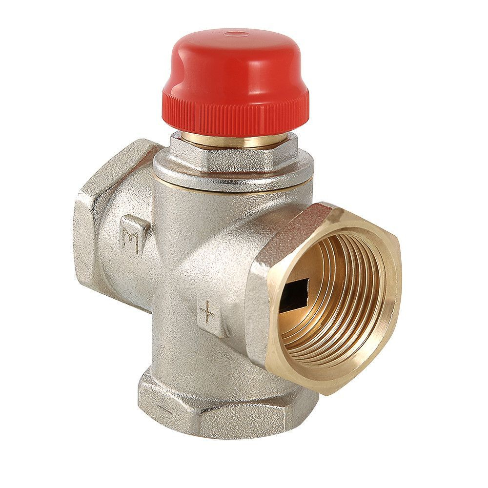 Трехходовой смесительный клапан (красный) VALTEC 1' VT.MR01.N.0603