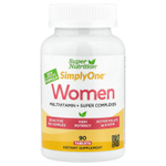Super Nutrition, SimplyOne®, мультивитамины и суперкомплексы для женщин, 90 таблеток