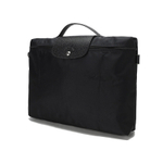 LONGCHAMP Le Pliage Green Canvas Handbag, Laptop Bag, Briefcase Women"s Black