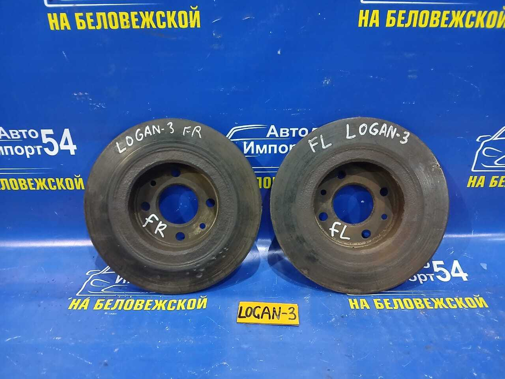 Диск тормозной передний RENAULT LOGAN 2010